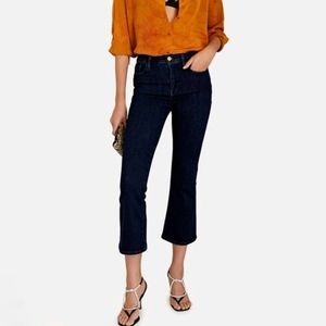 Frame Denim Le One Crop Mini Boot Jeans in Keller Size 23-28 Adaptable Stretch